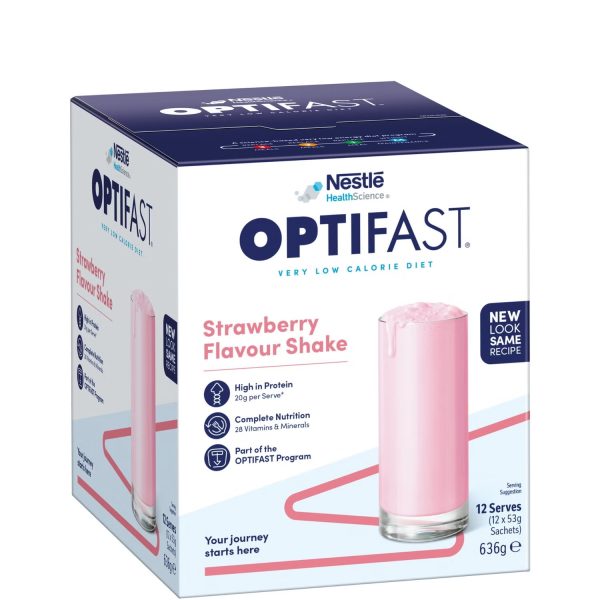 Optifast Shake Box Strawberry (12)