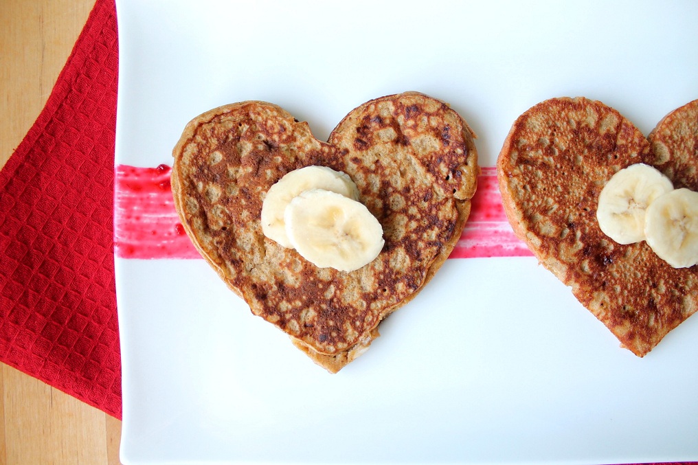 heart pancake